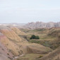 Colorful landscape at Badlands National Park