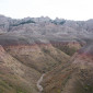 Colorful landscape at Badlands National Park