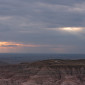 Jacob's Ladder Sunbeams at Badlands National Park