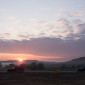 Sunrise at Sage Creek Campground, Badlands National Park